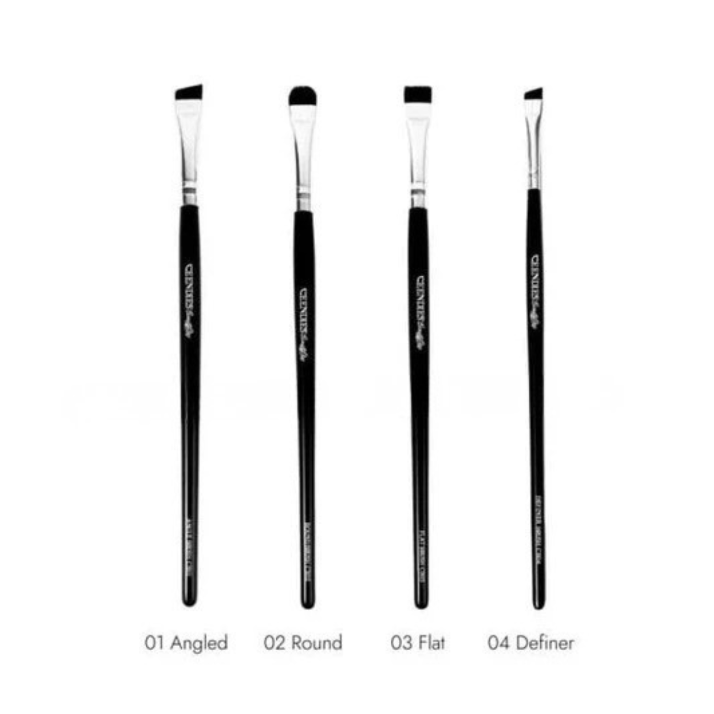Ceendies Beauty Line Precise Brow Brush - Set of 4