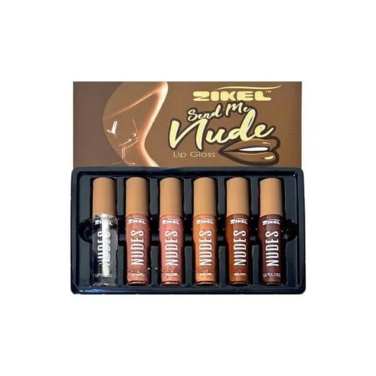 Zikel Send Me Nude Lip Gloss Set of 6