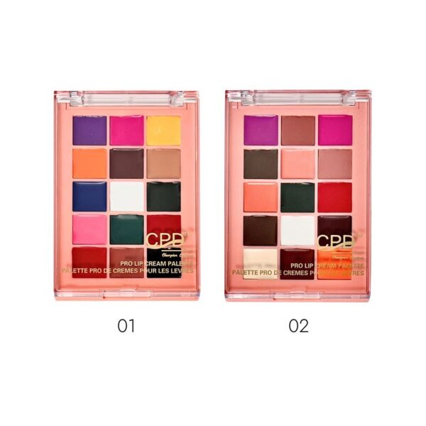 CPD 15-Colour Pro Lip Cream Palette